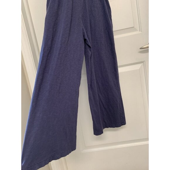 Velvet by Graham & Spencer Wrap Jumpsuit Blue Cotton Romper Casual Chic Revolve - Picture 5 of 10